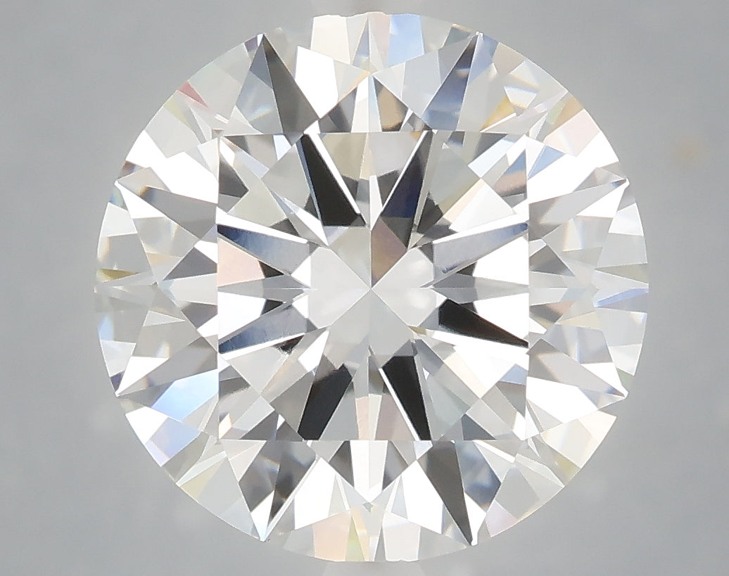 6.08 Carat Round Shaped, Ideal Cut, E Color, VVS2 Clarity, IGI Certified Lab Grown Diamond