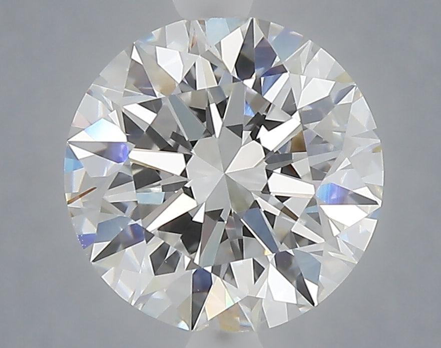 3.07 Carat Round Shaped, Excellent Cut, E Color, VVS2 Clarity, IGI Certified Lab Grown Diamond