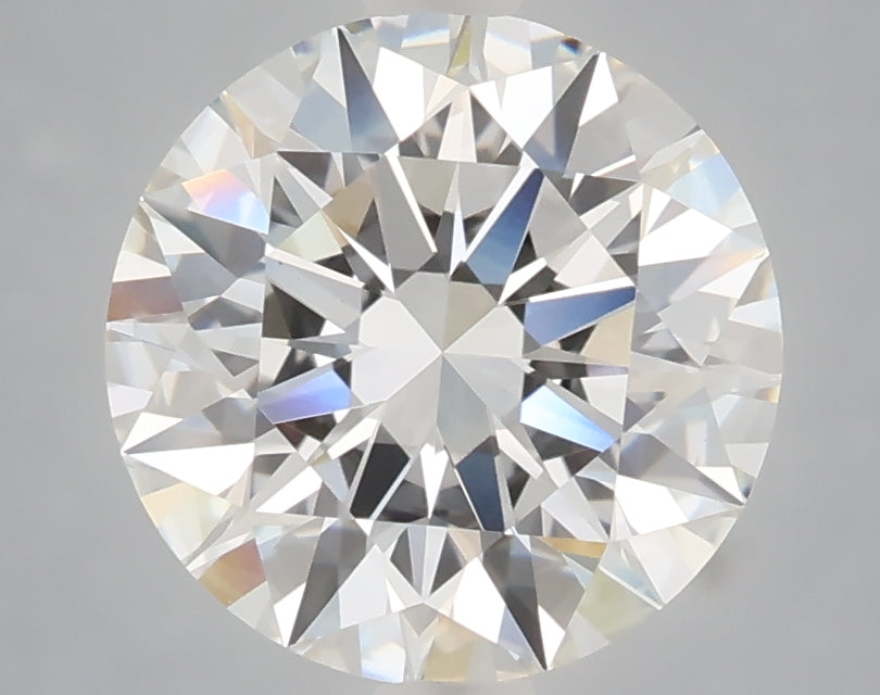 3.07 Carat Round Shaped, Excellent Cut, E Color, VVS2 Clarity, IGI Certified Lab Grown Diamond