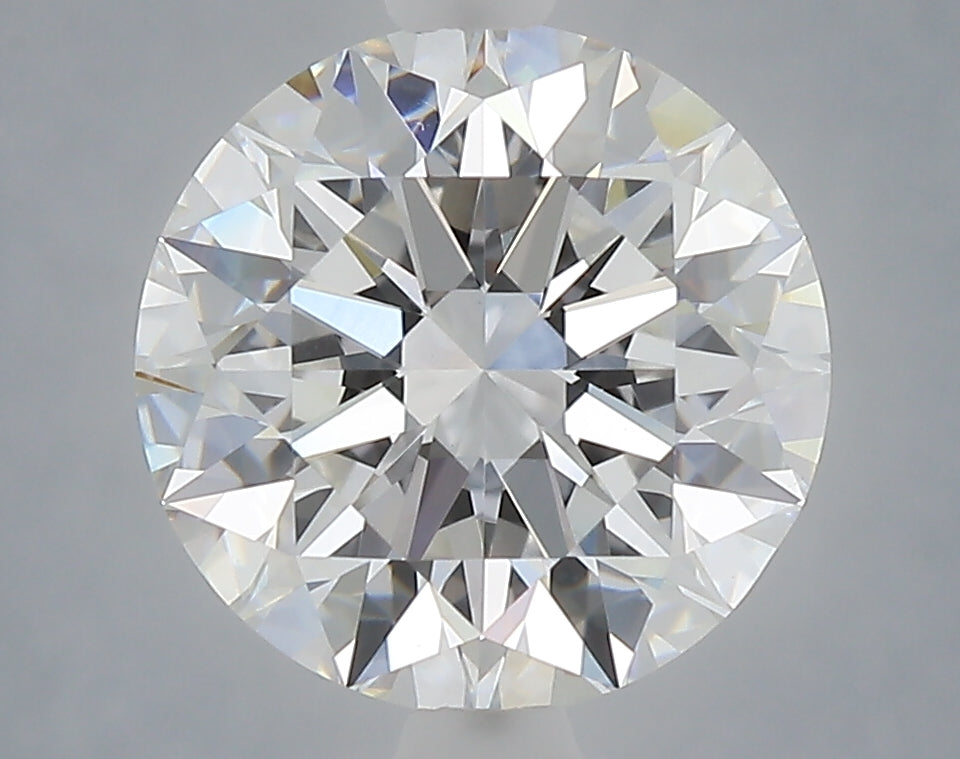 3.03 Carat Round Shaped, Excellent Cut, E Color, VVS2 Clarity, IGI Certified Lab Grown Diamond