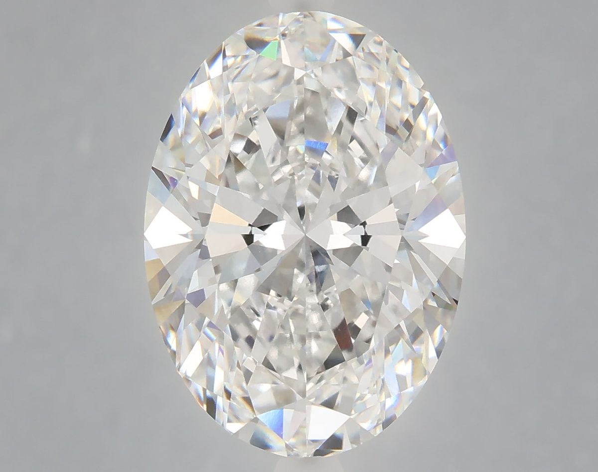 6.37 Carat Oval Shaped, Ideal Cut, E Color, VVS2 Clarity, IGI Certified Lab Grown Diamond
