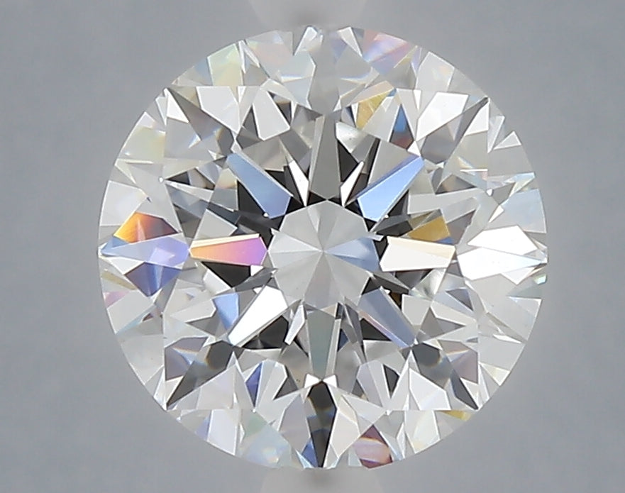 3.03 Carat Round Shaped, Excellent Cut, E Color, VVS2 Clarity, IGI Certified Lab Grown Diamond