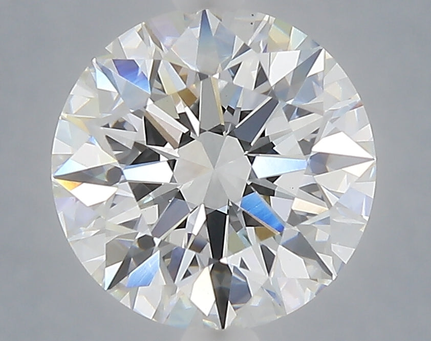 3.04 Carat Round Shaped, Excellent Cut, E Color, VS1 Clarity, IGI Certified Lab Grown Diamond