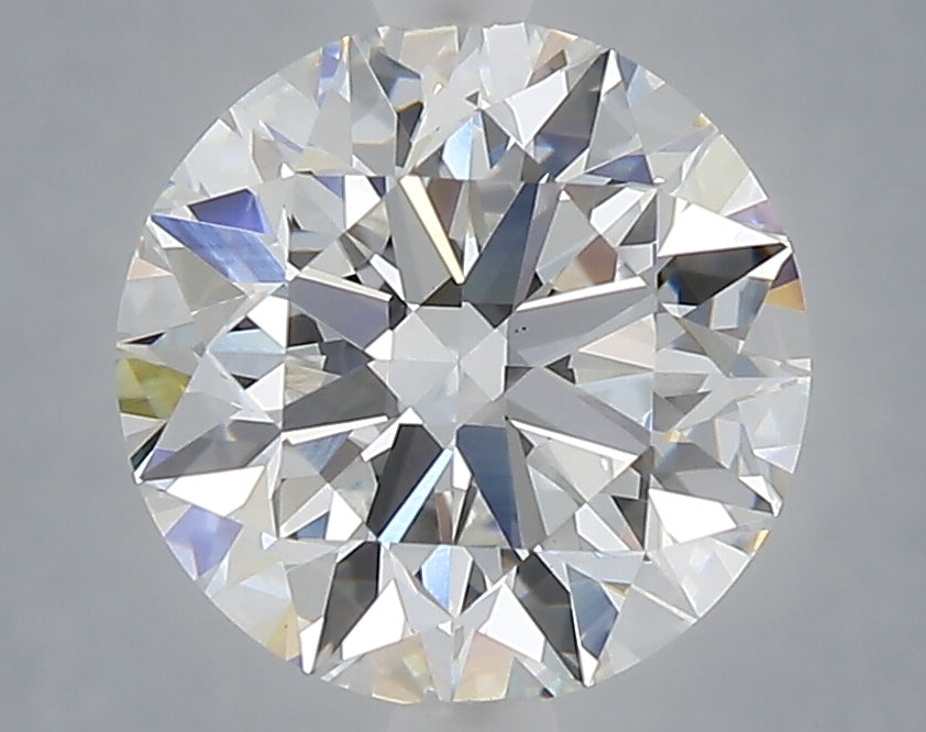 3.03 Carat Round Shaped, Excellent Cut, E Color, VVS2 Clarity, IGI Certified Lab Grown Diamond