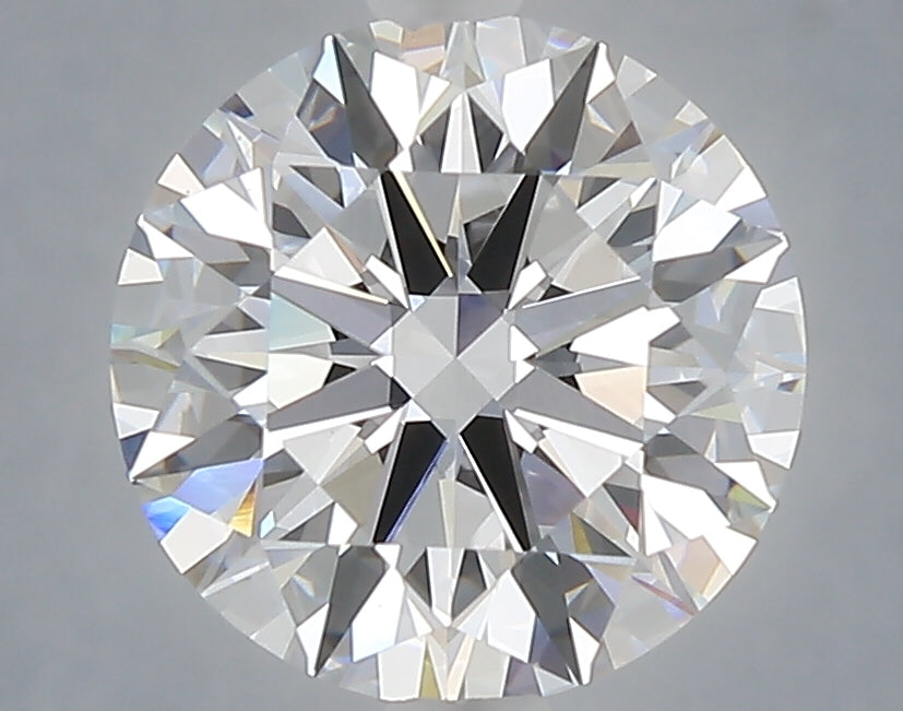 3.06 Carat Round Shaped, Excellent Cut, E Color, VVS2 Clarity, IGI Certified Lab Grown Diamond