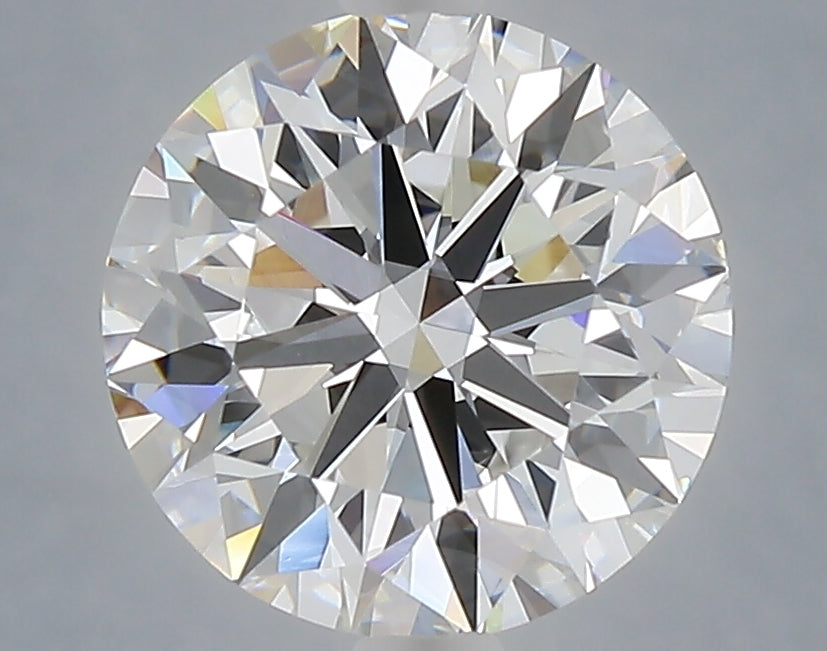 3.04 Carat Round Shaped, Excellent Cut, E Color, VVS2 Clarity, IGI Certified Lab Grown Diamond