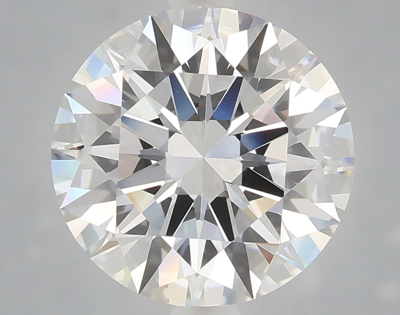 3.04 Carat Round Shaped, Excellent Cut, E Color, VVS2 Clarity, IGI Certified Lab Grown Diamond