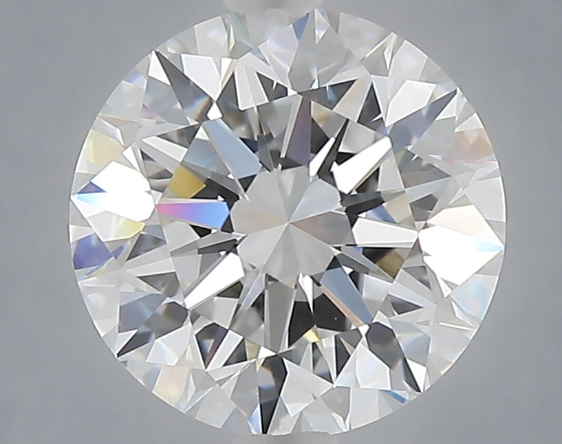 3.01 Carat Round Shaped, Excellent Cut, E Color, VVS2 Clarity, IGI Certified Lab Grown Diamond