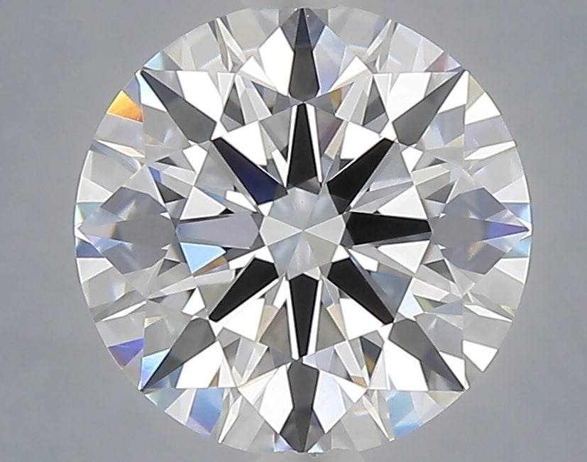 3.06 Carat Round Shaped, Excellent Cut, E Color, VVS2 Clarity, IGI Certified Lab Grown Diamond