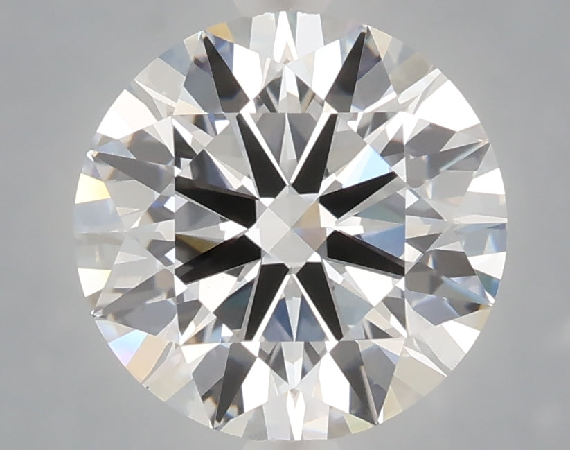 3.09 Carat Round Shaped, Excellent Cut, D Color, VVS2 Clarity, IGI Certified Lab Grown Diamond