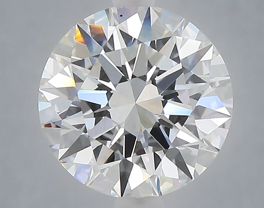 3.08 Carat Round Shaped, Excellent Cut, E Color, VS1 Clarity, IGI Certified Lab Grown Diamond