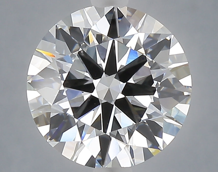 3.04 Carat Round Shaped, Excellent Cut, E Color, VVS2 Clarity, IGI Certified Lab Grown Diamond