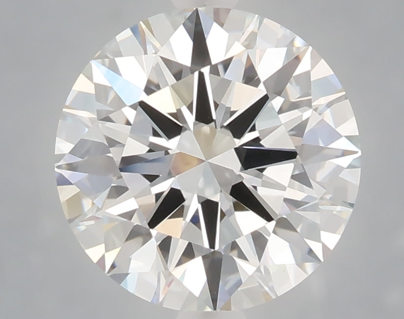 3.07 Carat Round Shaped, Excellent Cut, E Color, VVS2 Clarity, IGI Certified Lab Grown Diamond