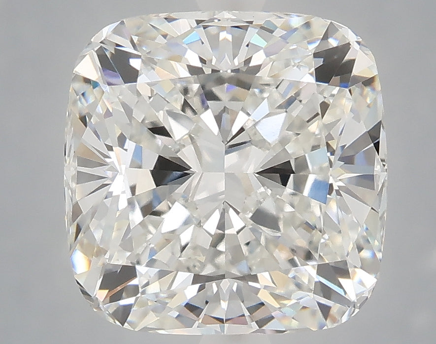 5.30 Carat Cushion Shaped, Ideal Cut, F Color, VVS2 Clarity, IGI Certified Lab Grown Diamond