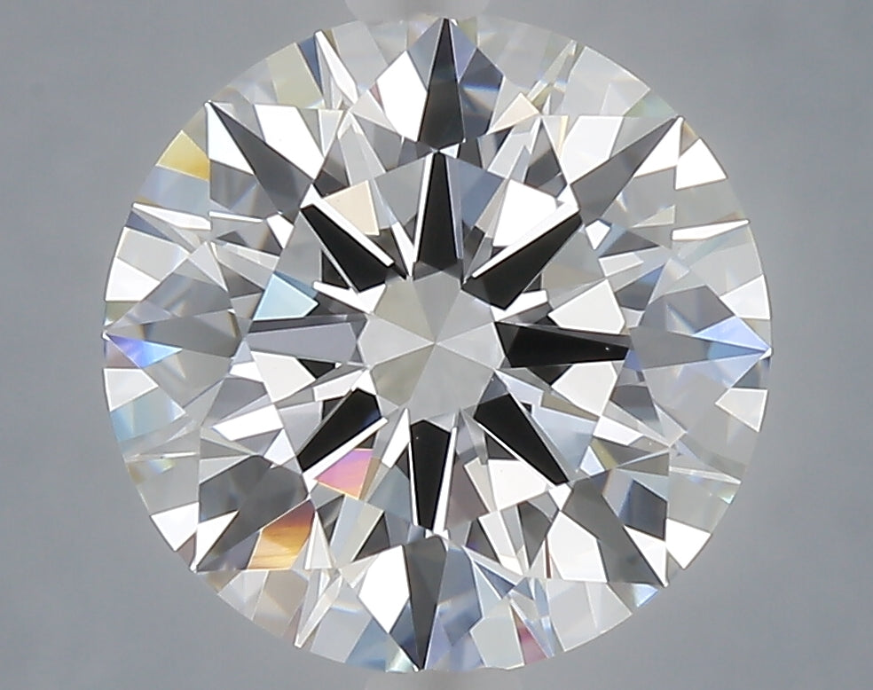 3.02 Carat Round Shaped, Excellent Cut, E Color, VVS2 Clarity, IGI Certified Lab Grown Diamond