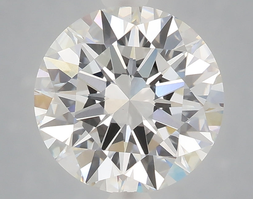 3.04 Carat Round Shaped, Excellent Cut, E Color, VVS2 Clarity, IGI Certified Lab Grown Diamond