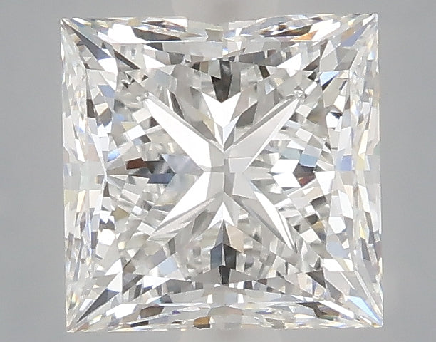 2.04 Carat Princess Shaped, Excellent Cut, E Color, VVS2 Clarity, IGI Certified Lab Grown Diamond