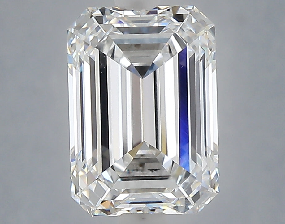 3.04 Carat Emerald Shaped, Ideal Cut, D Color, VVS1 Clarity, IGI Certified Lab Grown Diamond