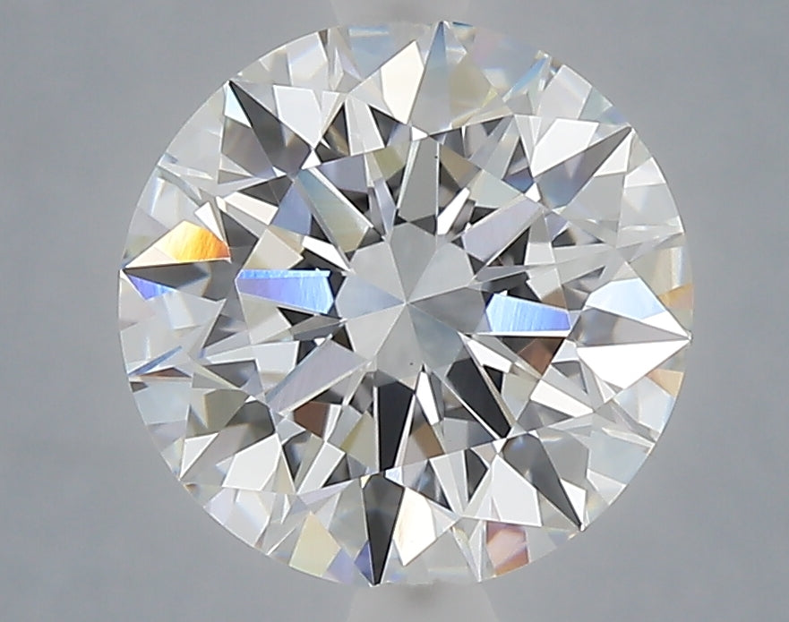 3.06 Carat Round Shaped, Excellent Cut, E Color, VVS2 Clarity, IGI Certified Lab Grown Diamond