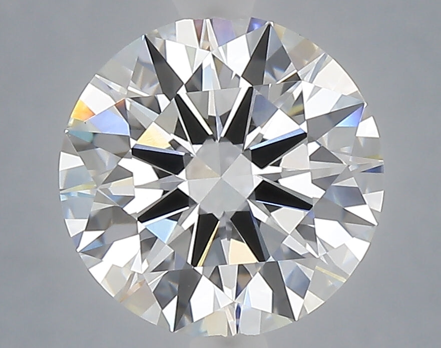 3.04 Carat Round Shaped, Excellent Cut, E Color, VVS2 Clarity, IGI Certified Lab Grown Diamond