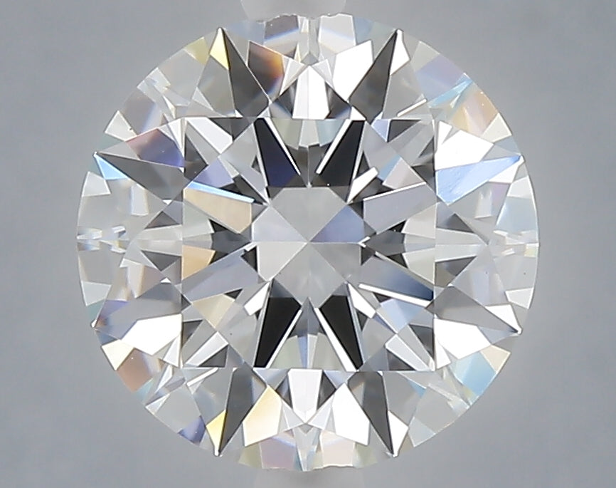 3.06 Carat Round Shaped, Excellent Cut, E Color, VS1 Clarity, IGI Certified Lab Grown Diamond
