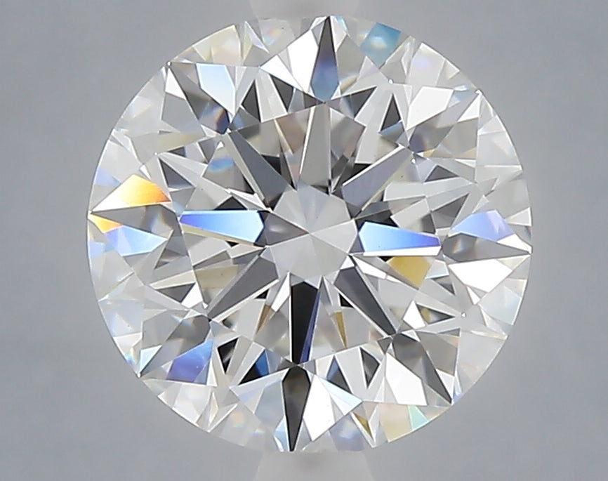 3.04 Carat Round Shaped, Excellent Cut, E Color, VS1 Clarity, IGI Certified Lab Grown Diamond