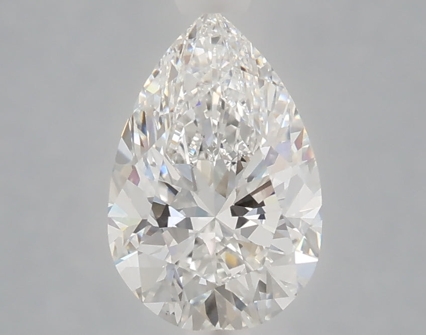 1.52 Carat Pear Shaped, Ideal Cut, D Color, VS1 Clarity, IGI Certified Lab Grown Diamond