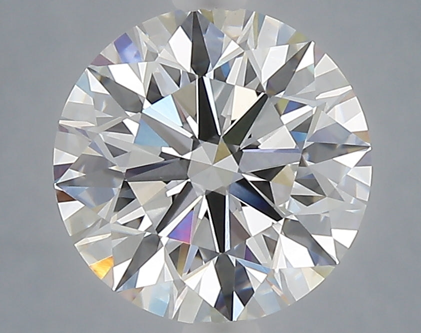 3.06 Carat Round Shaped, Excellent Cut, E Color, VVS2 Clarity, IGI Certified Lab Grown Diamond