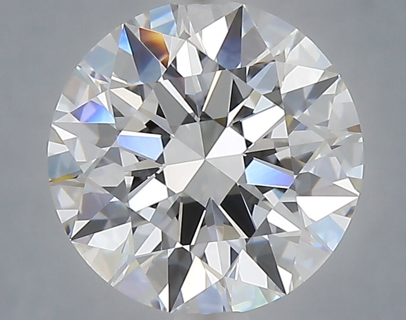 3.06 Carat Round Shaped, Excellent Cut, E Color, VVS2 Clarity, IGI Certified Lab Grown Diamond