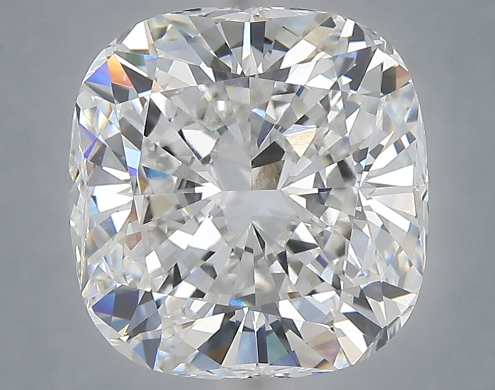 6.02 Carat Cushion Shaped, Ideal Cut, E Color, VVS2 Clarity, IGI Certified Lab Grown Diamond