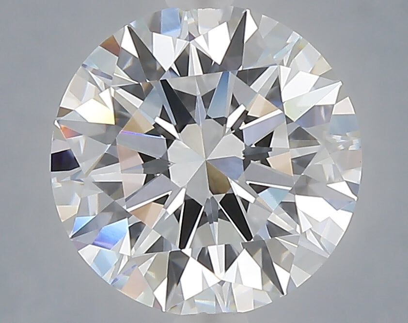 3.04 Carat Round Shaped, Excellent Cut, E Color, VVS2 Clarity, IGI Certified Lab Grown Diamond
