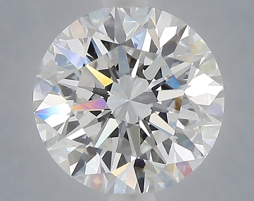 3.09 Carat Round Shaped, Excellent Cut, E Color, VS1 Clarity, IGI Certified Lab Grown Diamond