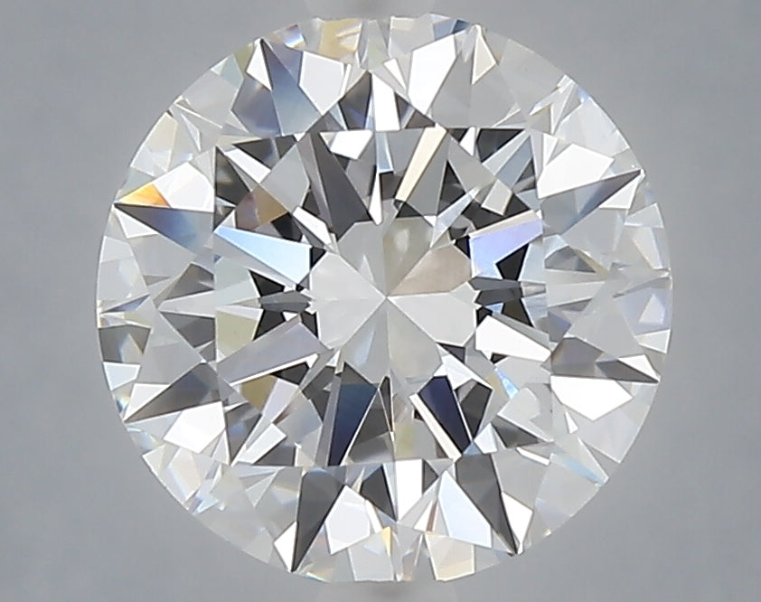 3.02 Carat Round Shaped, Excellent Cut, E Color, VVS2 Clarity, IGI Certified Lab Grown Diamond