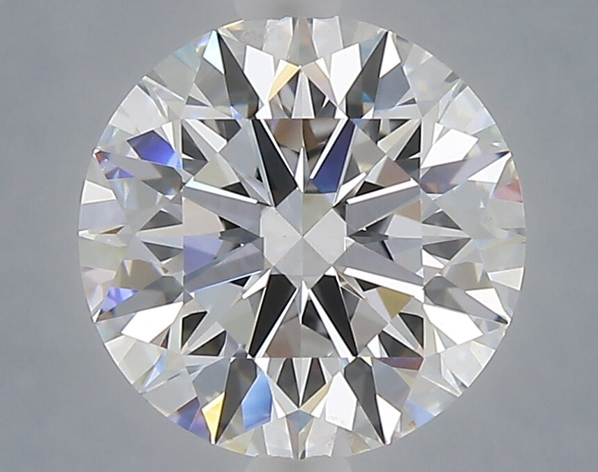 3.08 Carat Round Shaped, Ideal Cut, D Color, VVS2 Clarity, IGI Certified Lab Grown Diamond