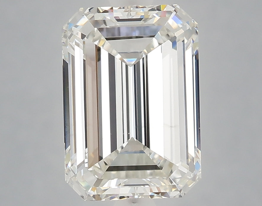 3.02 Carat Emerald Shaped, Excellent Cut, G Color, VS1 Clarity, IGI Certified Lab Grown Diamond