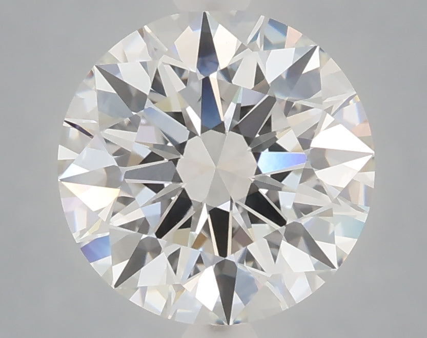 3.04 Carat Round Shaped, Excellent Cut, E Color, VVS2 Clarity, IGI Certified Lab Grown Diamond