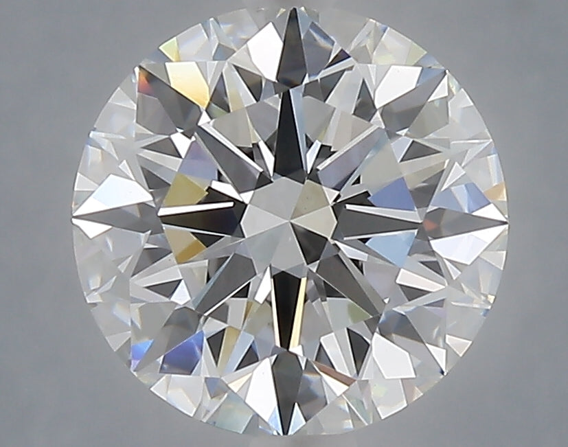 3.02 Carat Round Shaped, Excellent Cut, E Color, VVS2 Clarity, IGI Certified Lab Grown Diamond