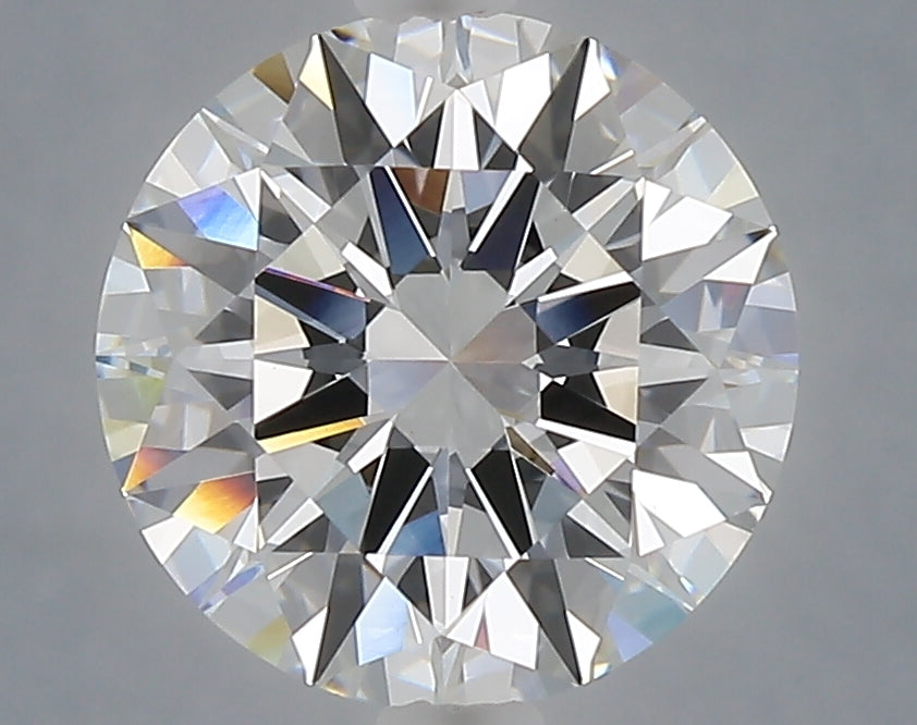 3.05 Carat Round Shaped, Excellent Cut, E Color, VS1 Clarity, IGI Certified Lab Grown Diamond