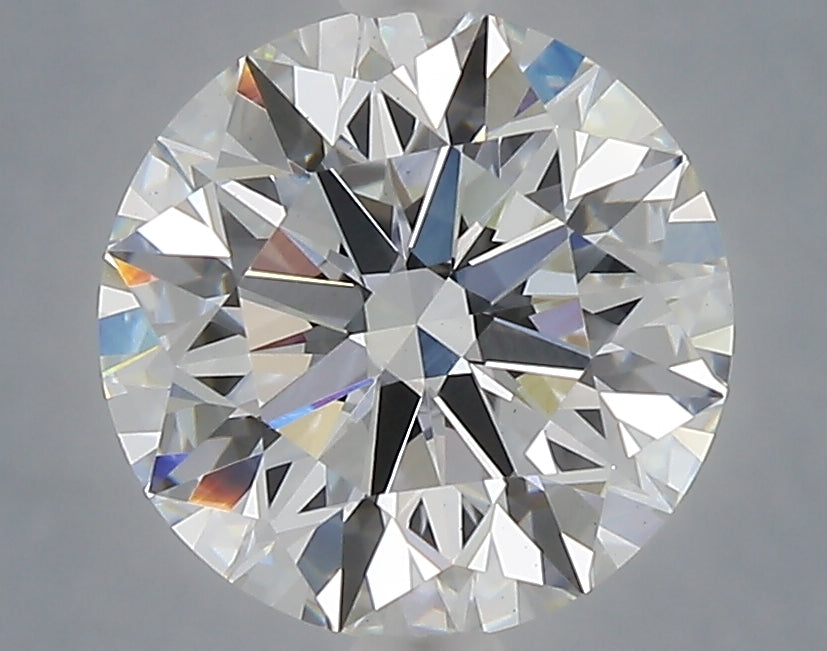 3.07 Carat Round Shaped, Excellent Cut, E Color, VS1 Clarity, IGI Certified Lab Grown Diamond