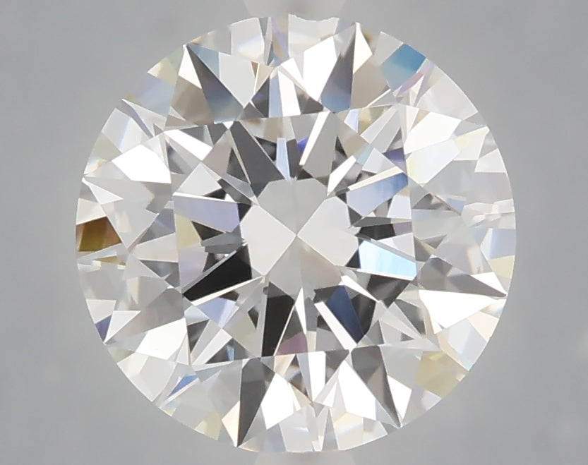 3.08 Carat Round Shaped, Excellent Cut, D Color, VVS2 Clarity, IGI Certified Lab Grown Diamond