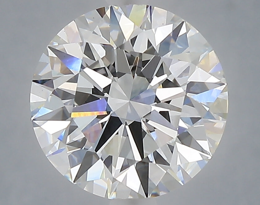 3.09 Carat Round Shaped, Ideal Cut, E Color, VS1 Clarity, IGI Certified Lab Grown Diamond