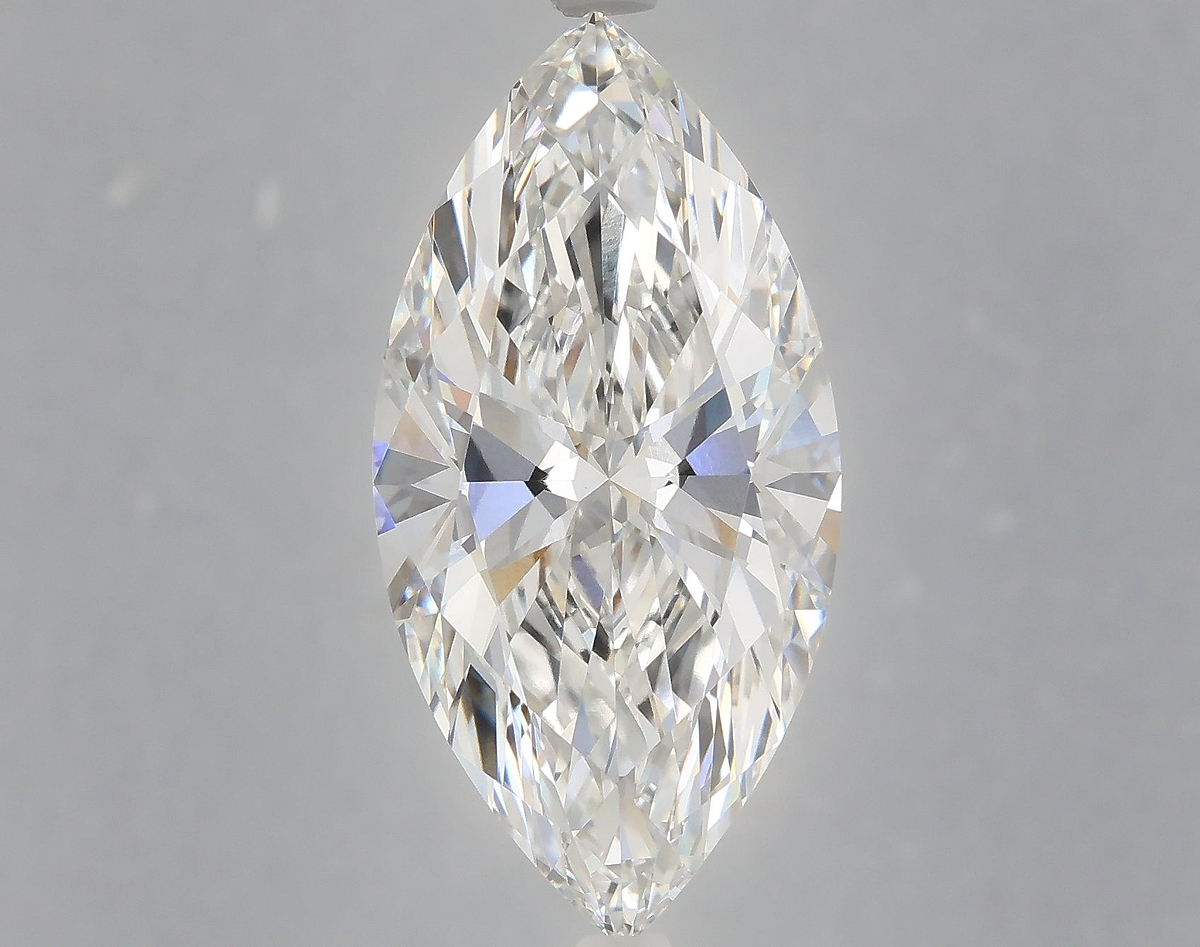 6.35 Carat Marquise Shaped, Ideal Cut, F Color, VVS2 Clarity, IGI Certified Lab Grown Diamond