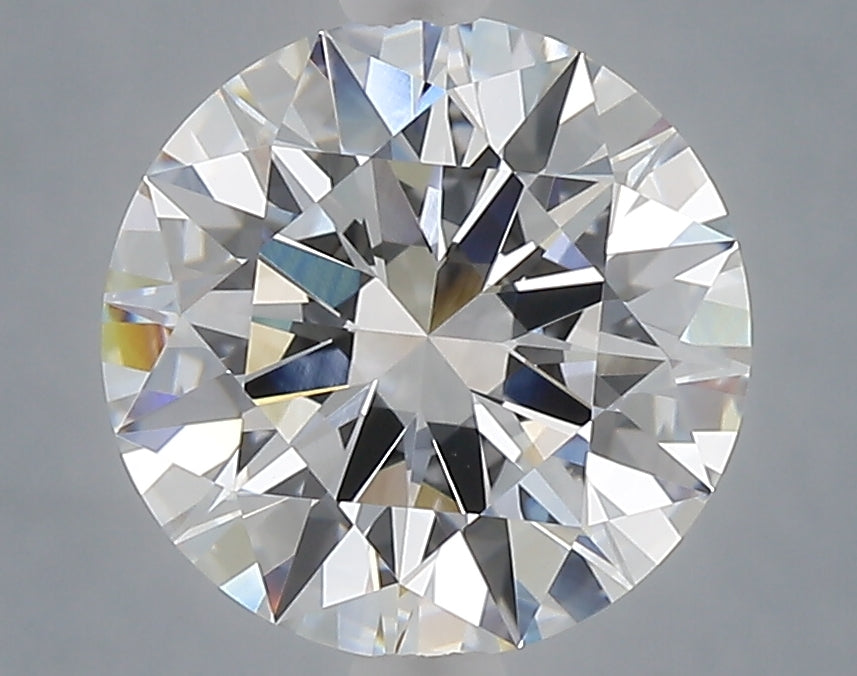 3.01 Carat Round Shaped, Excellent Cut, E Color, VVS2 Clarity, IGI Certified Lab Grown Diamond