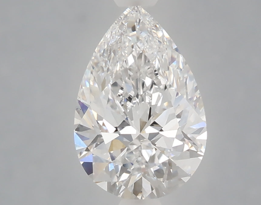 1.57 Carat Pear Shaped, Ideal Cut, D Color, VS1 Clarity, IGI Certified Lab Grown Diamond