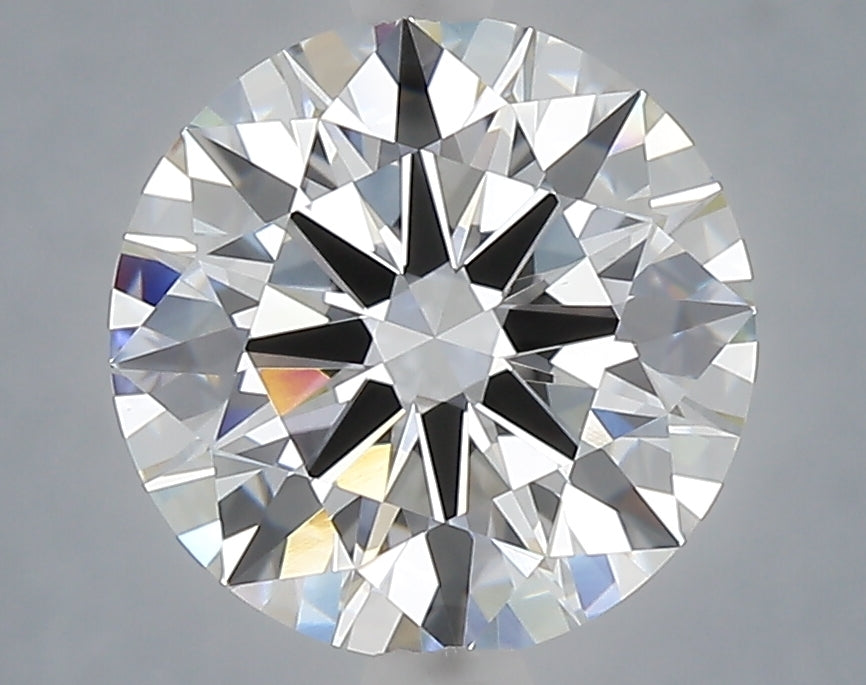 3.07 Carat Round Shaped, Excellent Cut, E Color, VVS2 Clarity, IGI Certified Lab Grown Diamond