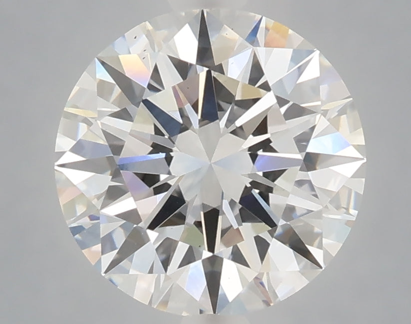 3.05 Carat Round Shaped, Excellent Cut, E Color, VS1 Clarity, IGI Certified Lab Grown Diamond