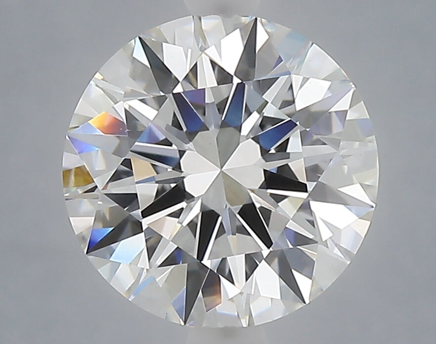 3.02 Carat Round Shaped, Excellent Cut, E Color, VVS2 Clarity, IGI Certified Lab Grown Diamond
