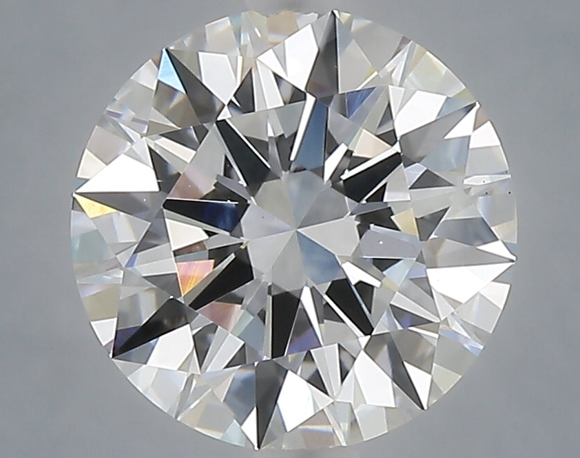 3.06 Carat Round Shaped, Excellent Cut, E Color, VS1 Clarity, IGI Certified Lab Grown Diamond