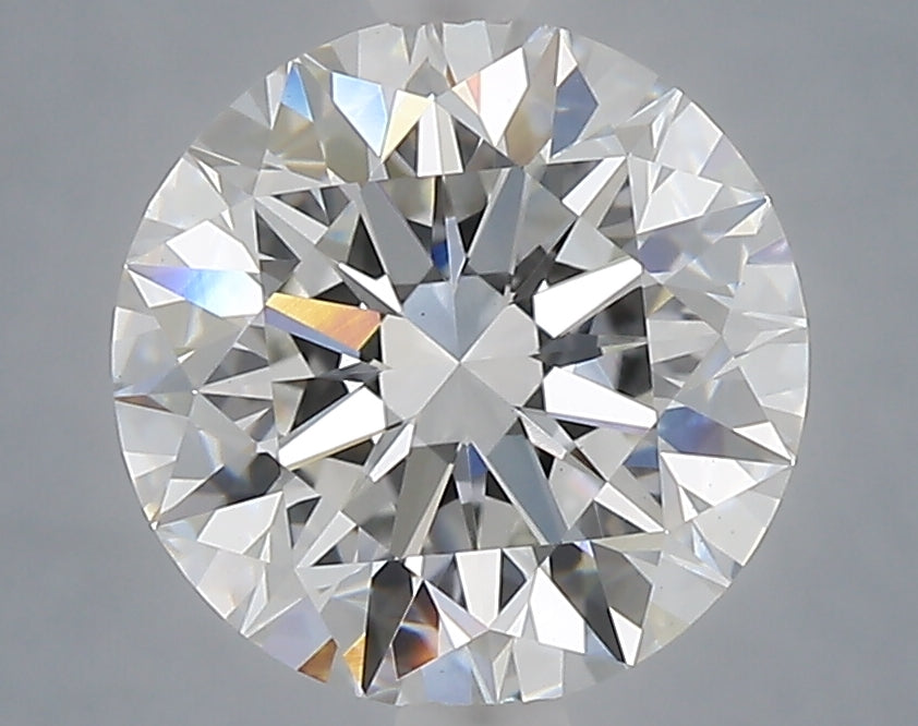 3.06 Carat Round Shaped, Excellent Cut, E Color, VS1 Clarity, IGI Certified Lab Grown Diamond