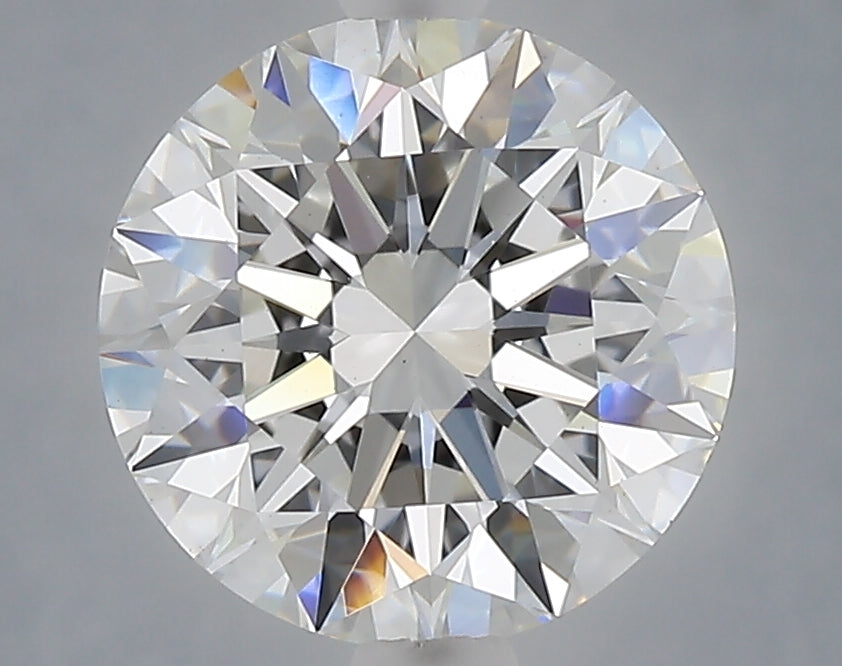 3.05 Carat Round Shaped, Excellent Cut, E Color, VVS2 Clarity, IGI Certified Lab Grown Diamond